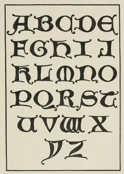 Uncial Gothic Capitals