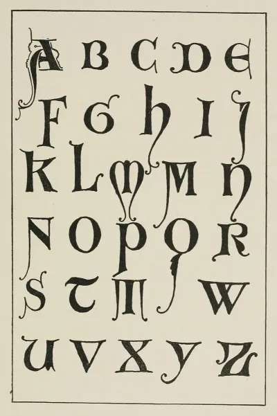 Uncial Gothic Initials 2