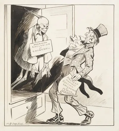 Uncle Sam Holding Scroll