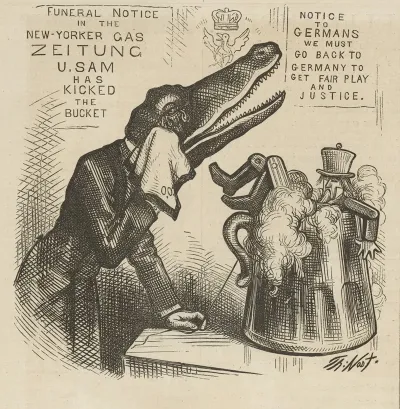 Uncle Sam Put In His Bier