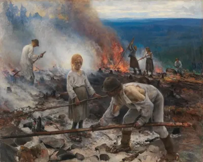 Under The Yoke Burning The Brushwood