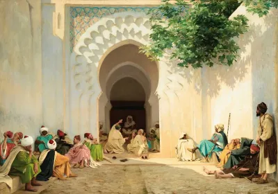 Une Audience Du Pacha A Tanger