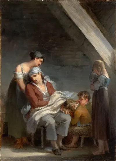 Une Famille Dans La Desolation A Grief Stricken Family