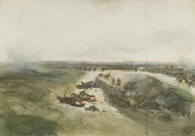 Une Loffensive Militaire A Study For The Panorama Of The Battle Of Champigny