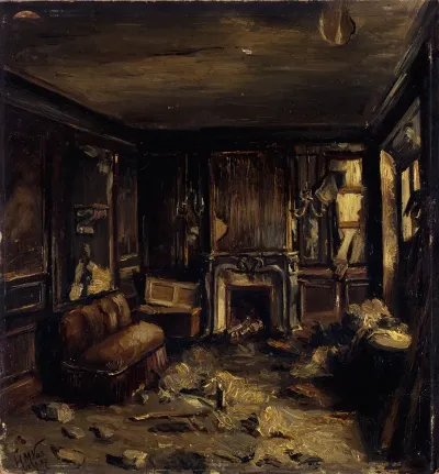 Une Loge Dartiste A Lopera Comique Apres Lincendie Du 15 Mai 1887