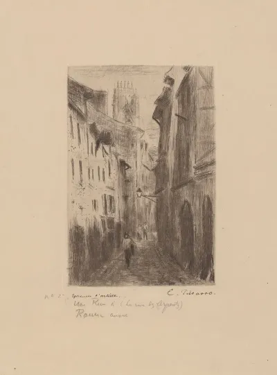 Une Rue A Rouen Rue Des Arpents