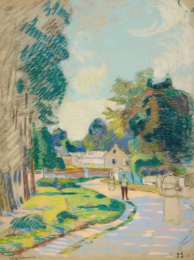 Une Rue En Ile De France