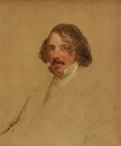 Unfinished Portrait Of Henry J Brent