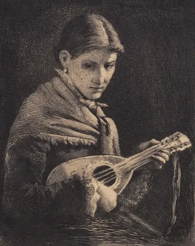 Ung Pige Med Mandolin