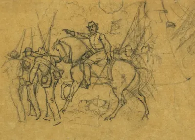 Unidentified Officer Directing His Men 2