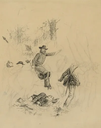 Unidentified Officer Directing His Men