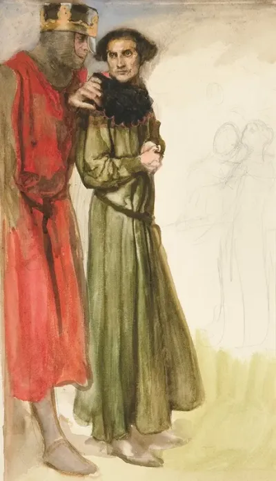 Unidentified Shakespeare Scene Two Men