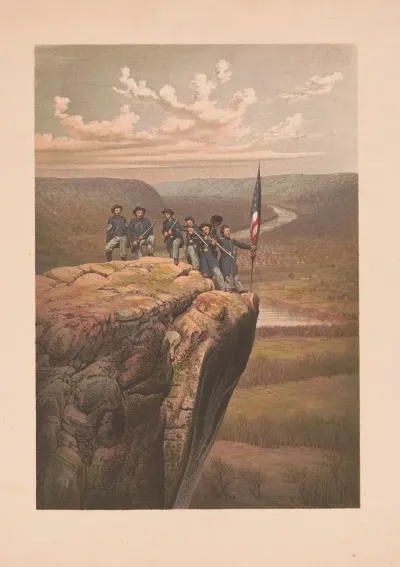 Union Soldiers At Point Lookout Tennessee 2