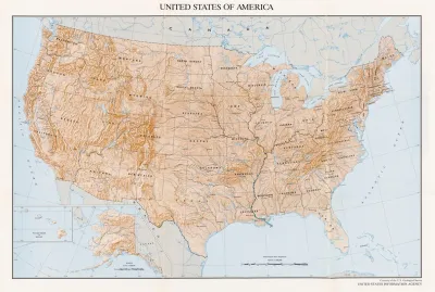 United States Of America Courtesy Of The U S Geological Survey