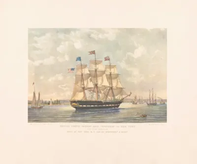 United States Packet Ship Victoria Of New York