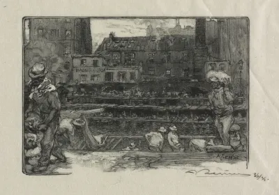 Unloaders Of Plaster Canal St Martin