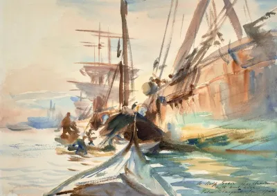Unloading Boats