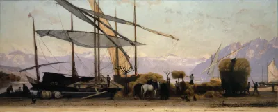 Unloading The Hay In Ouchy