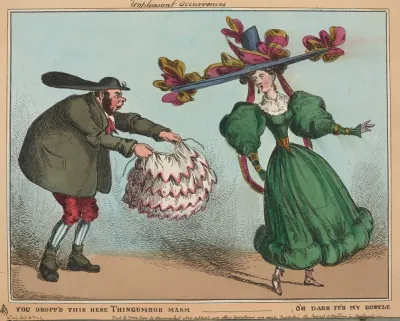 Unpleasant Occurrences Pl 1st You Droppd This Here Thingumbob Marm Oh Dear Its My Bustle