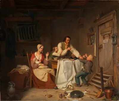 Unterbrochene Mahlzeit