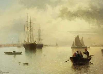 Untitled Harbor Scene