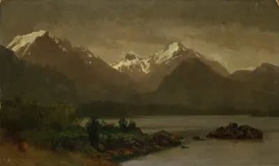 Untitled Mountains And Lake