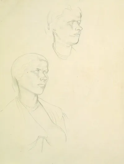 Untitled Preparatory Drawing For The Marriage At Cana 2