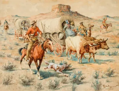 Untitled Wagon Train