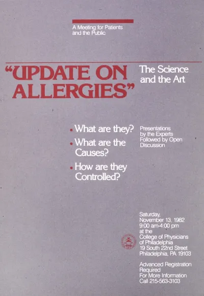 Update On Allergies