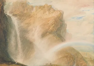 Upper Fall Of The Reichenbach Rainbow