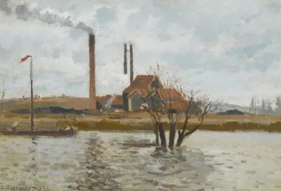 Usine A Saint Ouen Laumone La Crue De Loise
