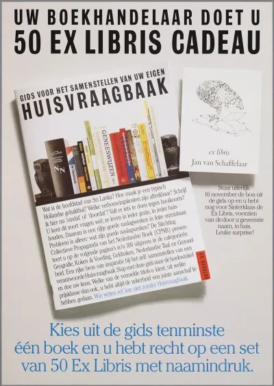 Uw Boekhandelaar Doet U 50 Ex Libris Cadeau