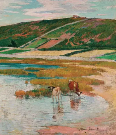 Vaches A Labreuvoir