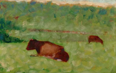 Vaches Dans Un Pre 2