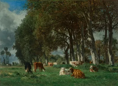 Vaches Sous Bois