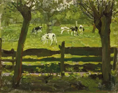 Vaches Sur Le Pre