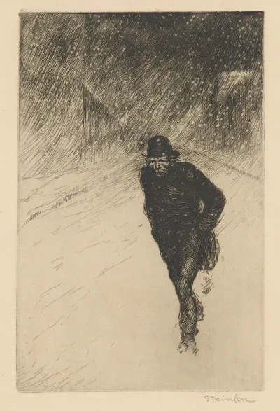 Vagabond Sous La Neige