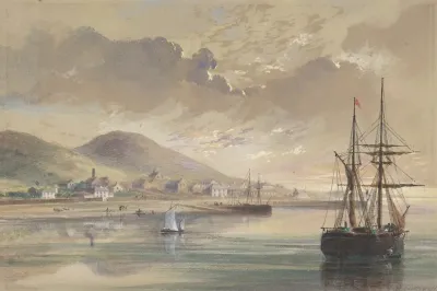 Valentia In 1857 1858 At The Time Of The Laying Of The Former Cable