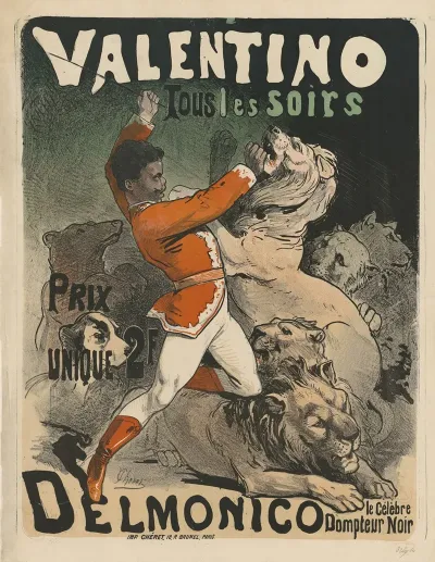 Valentino Delmonico Le Celebre Dompteur Noir