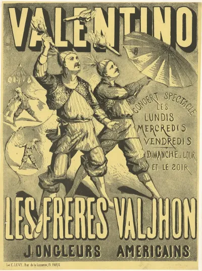 Valentino Les Freres Valjhon Jongleurs Americains