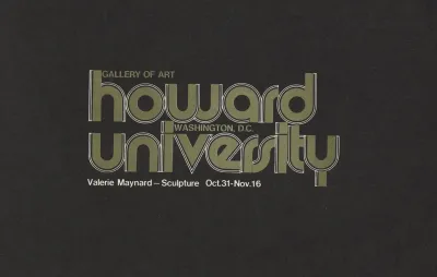 Valerie Maynard Sculpture Exhibition At Howard University Gallery Of Art