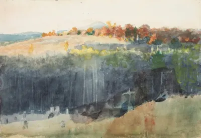 Valley And Hillside