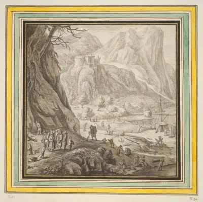 Valley Bordered By High Mountains