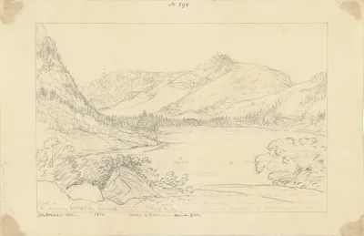 Valley Of Fassa From Opposite Gries