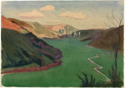 Valley Of The Stangala Near Quimper