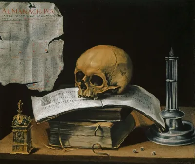 Vanitas Still Life With Skull