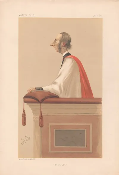 Vanity Fair Clergy St Pauls Rev Richards W Church 30 January 1886