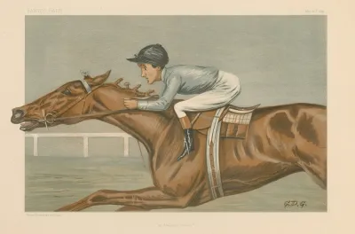 Vanity Fair Jockeys An American Jockey Tod Sloane May 25 1899 2