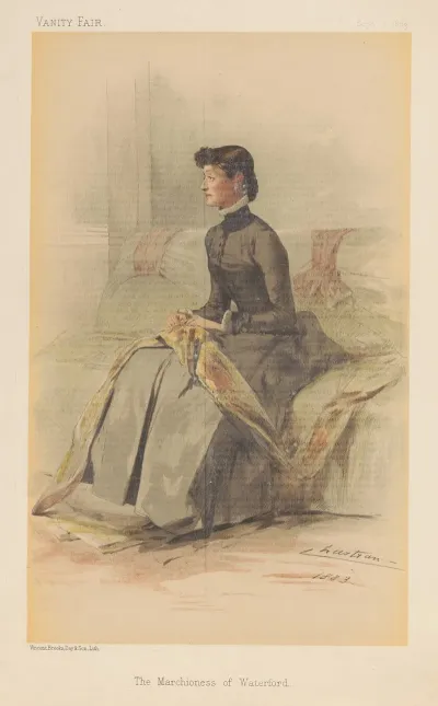 Vanity Fair Ladies The Marchioness Of Waterford September 1 1883