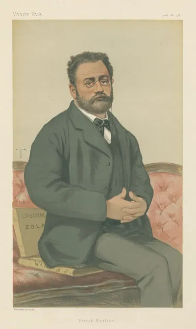Vanity Fair Literary French Realism Emile Zola January 24 1880